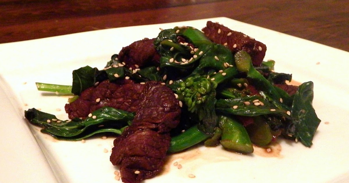 Food By Bram Stir Fried Beef with Gai Lan (Chinese Broccoli)
