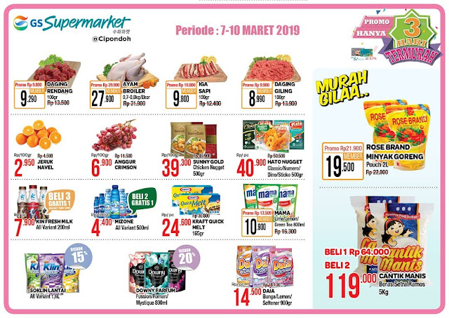 #GSSupermarket - #Promo #Katalog JSM Periode 08 - 10 Maret 2019 #GSSupermarket - #Promo #Katalog JSM Periode 08 - 10 Maret 2019
