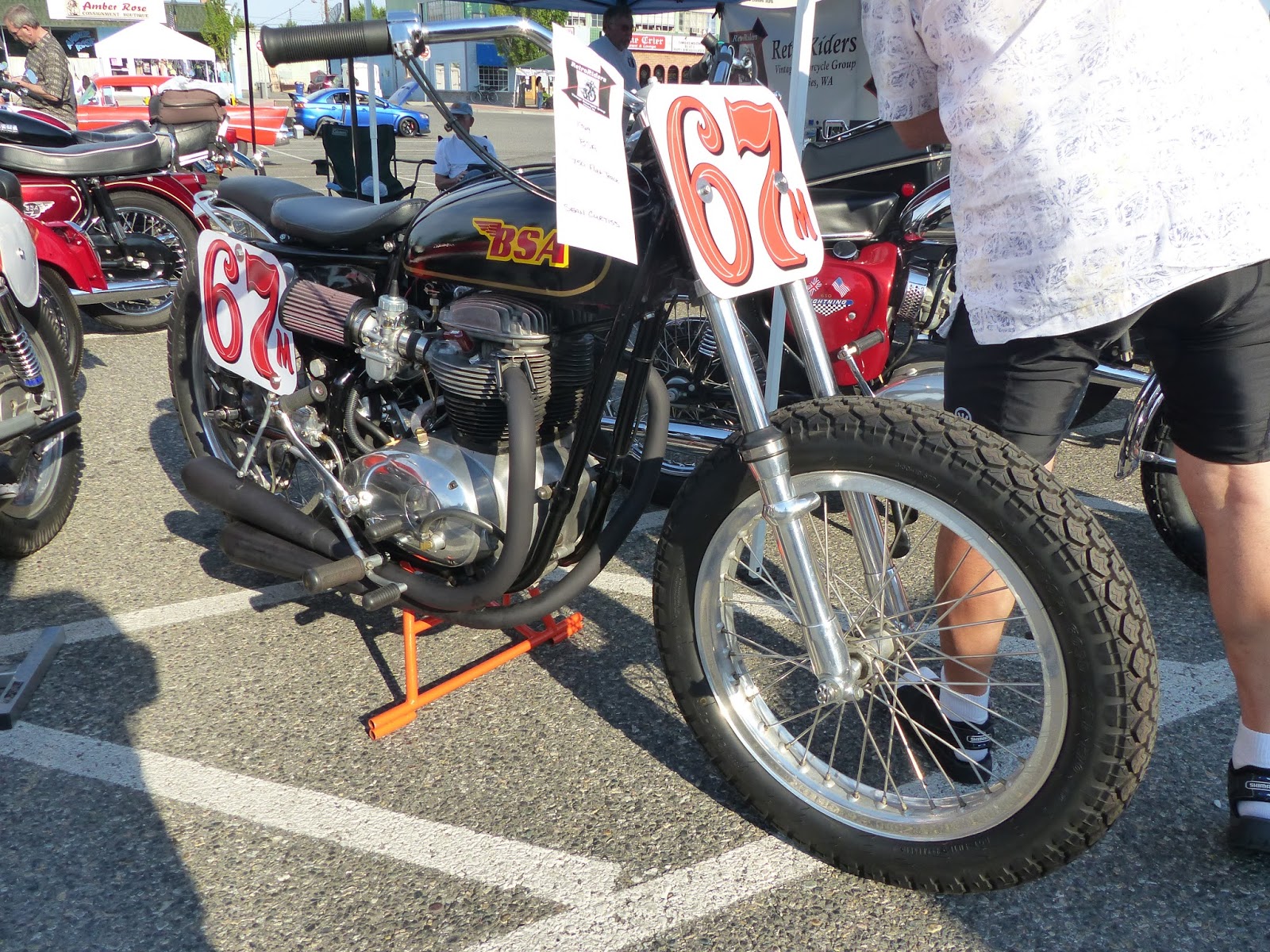 OldMotoDude: 1969 BSA 750 Flat Tracker -- Part of the Retro Riders