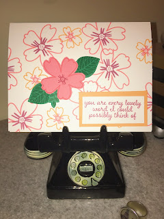 Affectionately Yours flowers and Thoughtful Branches leaves by Spread Joy Stamping affectionately yours and thoughtful branches card