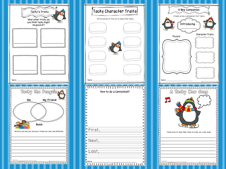 Creative Lesson Cafe Tacky the Penguin and a Tacky Freebie