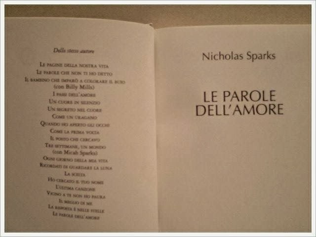 Les Amis Di Laura E Giorgia Nicholas Sparks