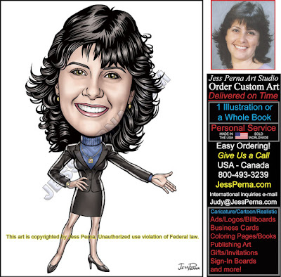 Real Estate Agent Caricature from Photo