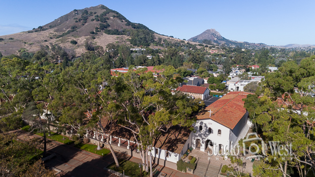 Mission San Luis Obispo de Tolosa - Drone Photography San Luis Obispo Drone Photography - Studio 101 West Photography