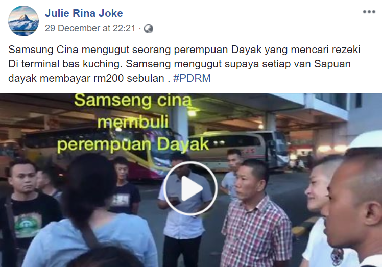 Samseng minta wang perlindungan