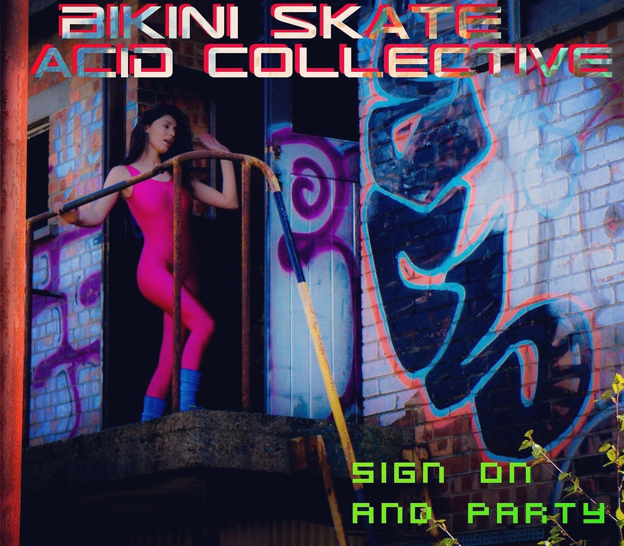 BIKINI SKATE ACID COLLECTIVE