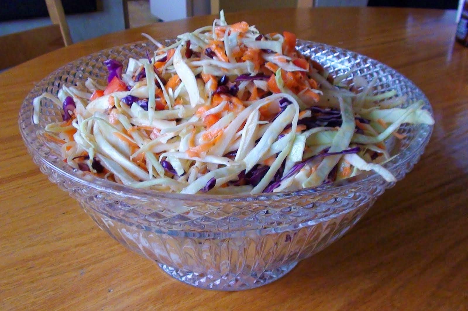 zsuzsa is in the kitchen RED WINE VINEGAR SLAW