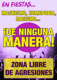 Cartel contra las agresiones sexistas y racistas en fiestas Cartel contra las agresiones sexistas y racistas en fiestas