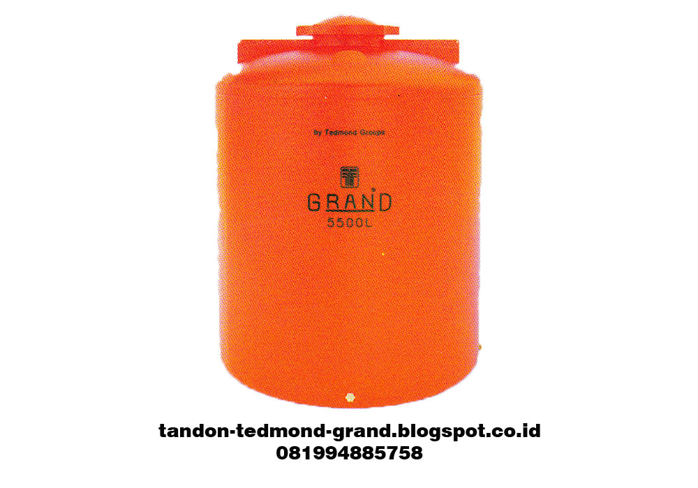 TANDON TEDMOND GRAND harga tandon air plastik 5500 liter merk Grand