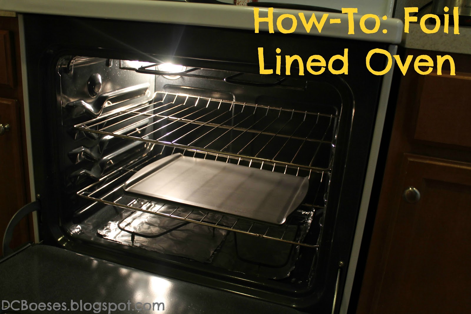 The DC Boese's HowTo Foil Line Your Oven