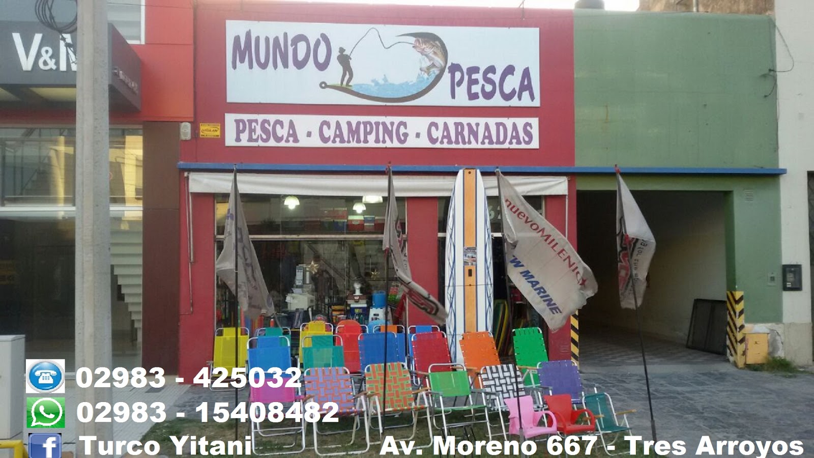 Ilusión de Pescar: Mundo Pesca,Artículos de pesca y camping Tres Arroyos