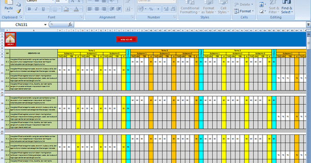 Aplikasi Penilaian Kurikulum 2013 SD MI Format Excel