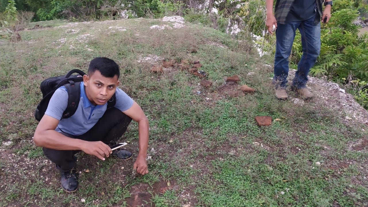 bekas situs Lokasi bekas bangunan candi di situs sentono