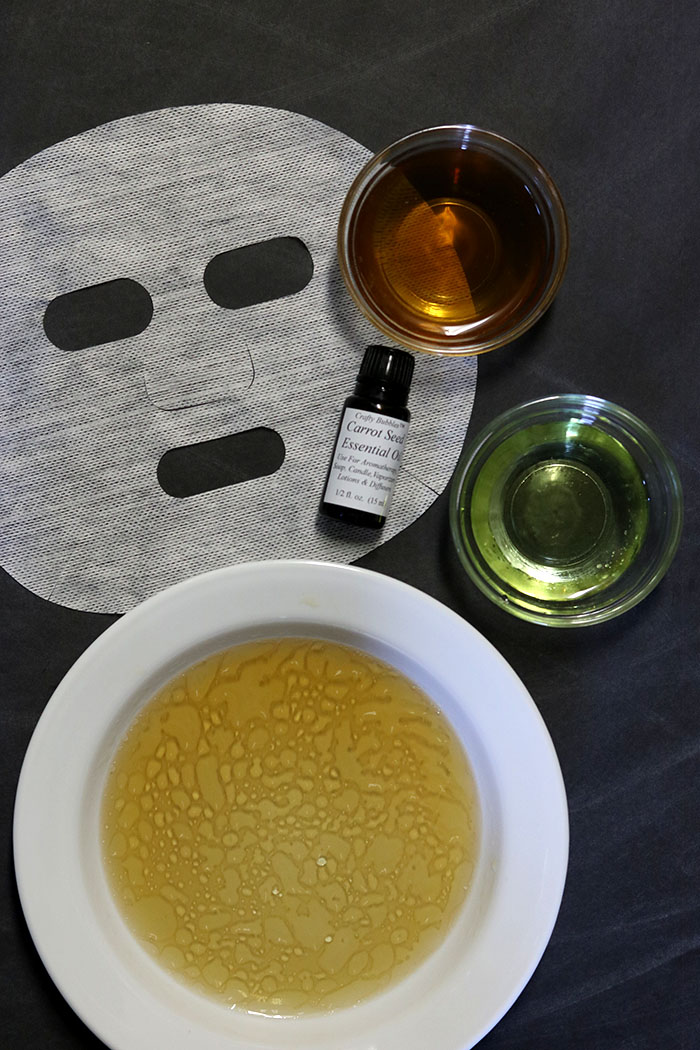 DIY Brightening Sheet Mask Recipe for the Face Everything Pretty