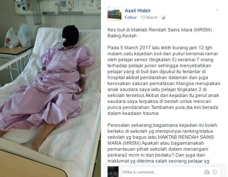 Kedahnews Com Hanya Kerana Maggi Pelajar Mrsm Baling Dibelasah Separuh Mati