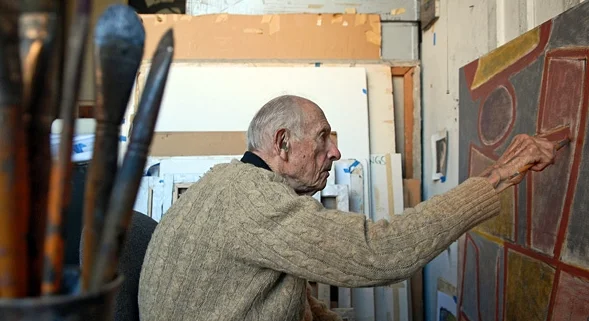 Will Barnet 1911 | American Figurative painter Will Barnet 1911 | American Figurative painter