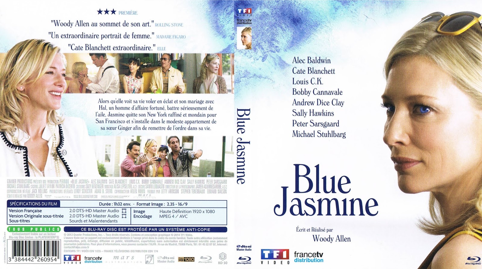 BLURAY JAQUETTES BLURAY Blue Jasmine
