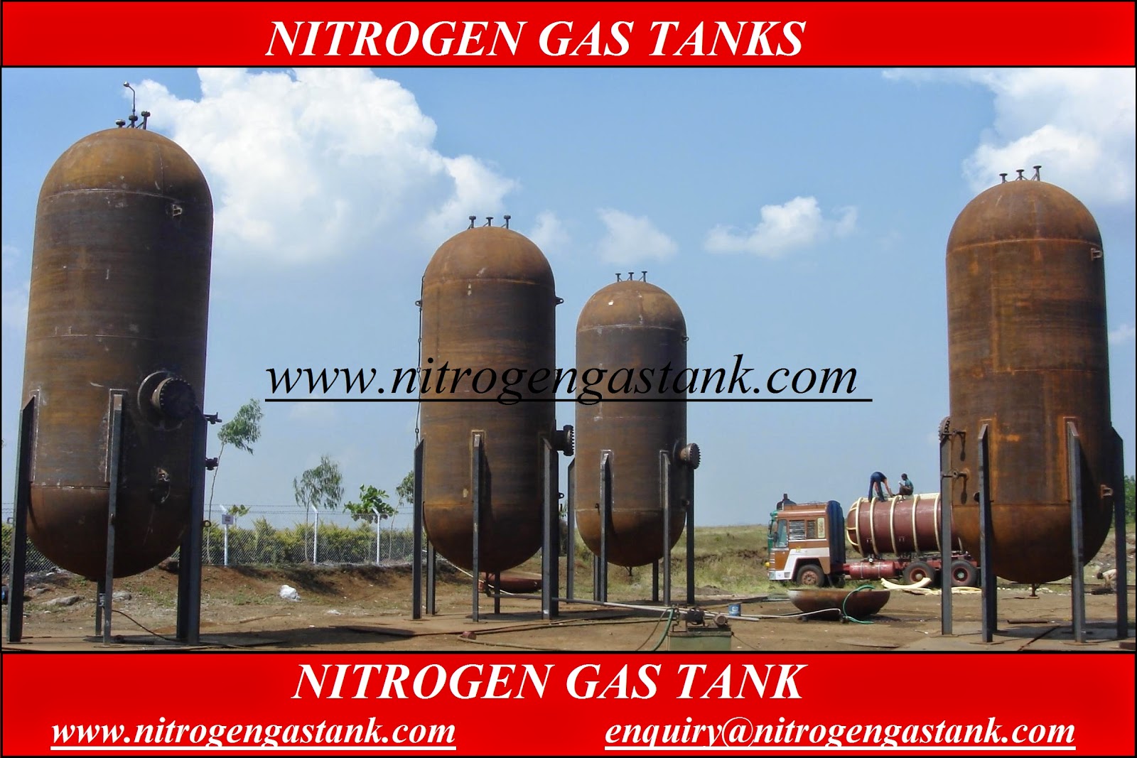 Nitrogen Gas Tanks
