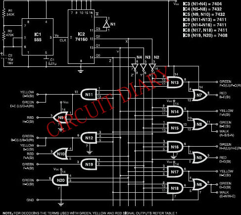 Traffic Signal Controller ~ Circuit Diary