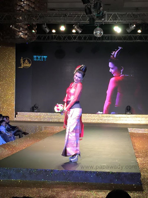 Fashion Show: Khine Thin Kyi Cat Walks For Nan Myo Thu Silk Shop Fashion Show