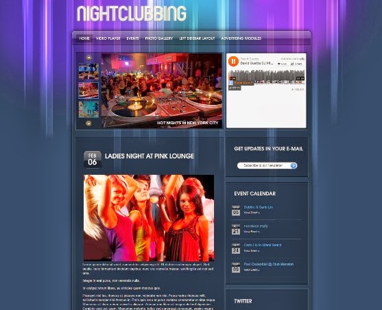 Night Clubbing WordPress Theme