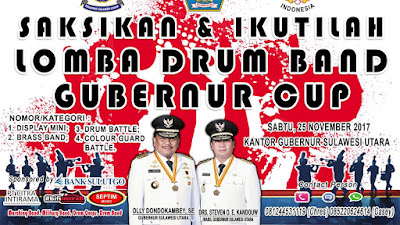 Besok, PDBI Sulut Gelar Lomba Drum Band Memperebutkan Piala Gubernur