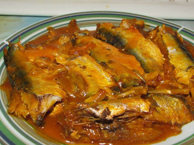 Sardinha na panela de pressão