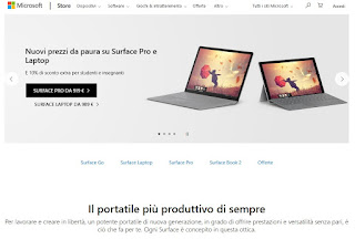 Sito Microsoft Surface Microsoft Surface