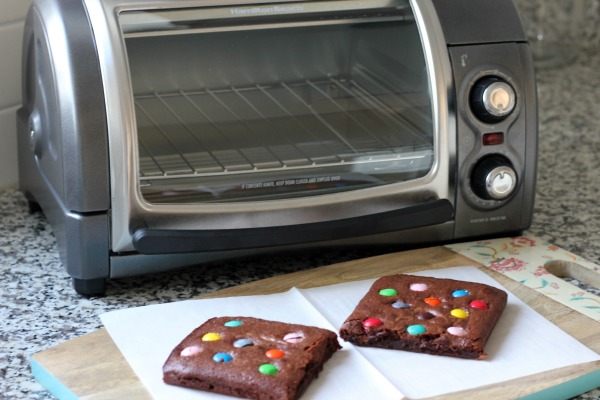 Toaster Oven Brownie for Two