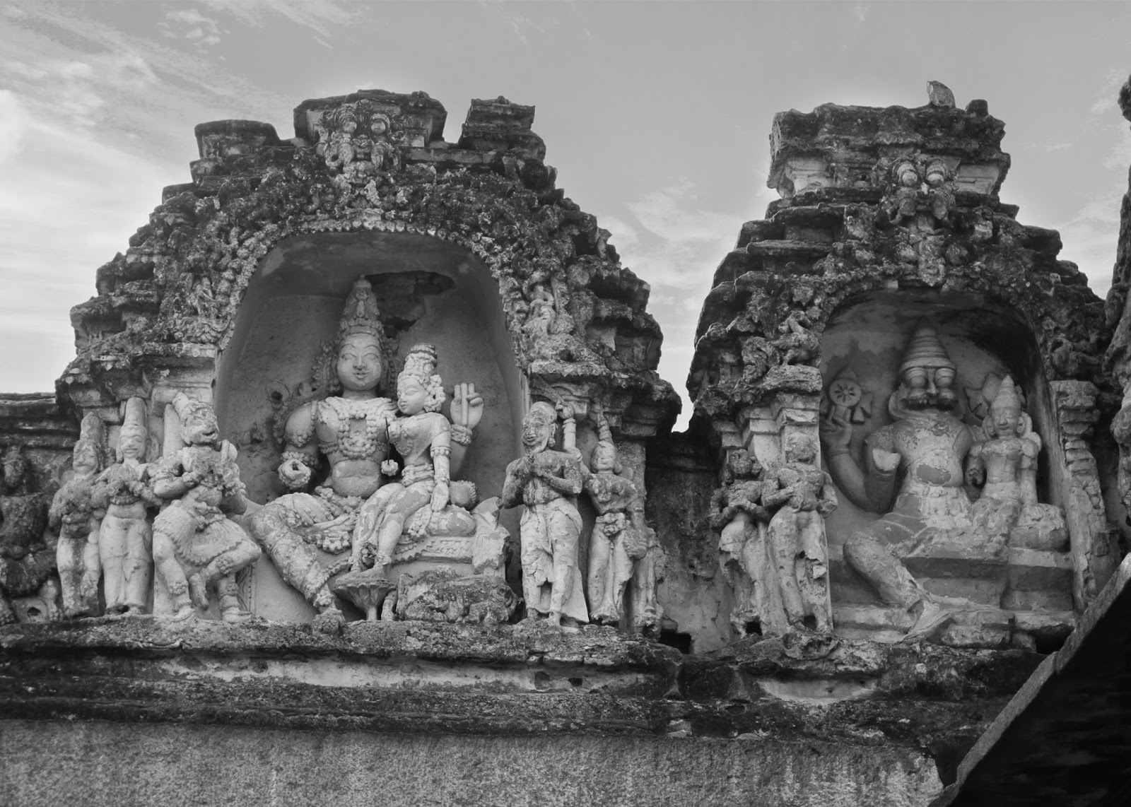 Stone Carving in Virupaksha Temple