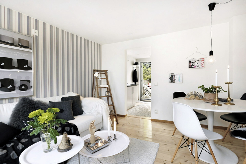 Inspiring Homes Tiny Apartment in Sweden Nordic Days by Flor Linckens