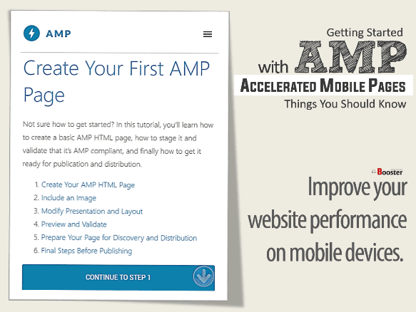AMP: Accelerated Mobile Pages Things You Should Know About The AMP Project - how to make AMP pages? How does AMP work? How to install Accelerated Mobile Pages (AMP) in Blogger blog? How to install an AMP? How AMP Affects SEO? How to create AMP pages? How to use AMP? Google announced Accelerated Mobile Pages (AMP) which is a framework allowing you to create fast-loading mobile pages.  Setting up Google AMP in Blogger/Blogspot Site —Theoretically, the answer is YES. It surely can be used as your blogging platform. If you are also one of those bloggers, then you should check the details on the AMP homepage Project’s site to know how the integration of AMP with your blogger blog or website will benefit you.