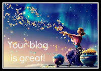 Your Blog is Great award by Claire!