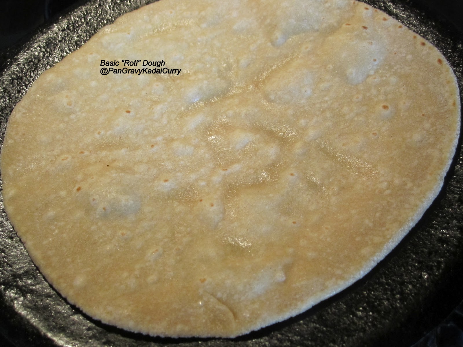 Pan Gravy Kadai Curry Basic Roti Dough + Roti Making