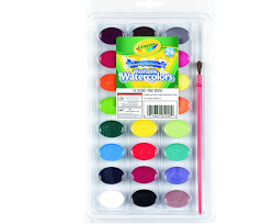 watercolors crayola washable paint