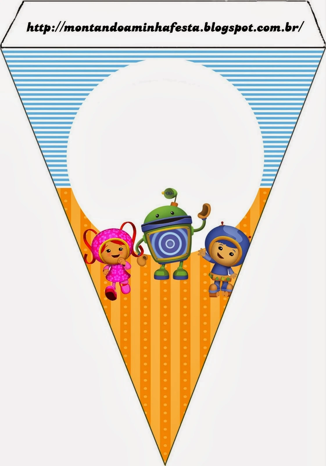 Umizoomi Free Printable Party Banners.