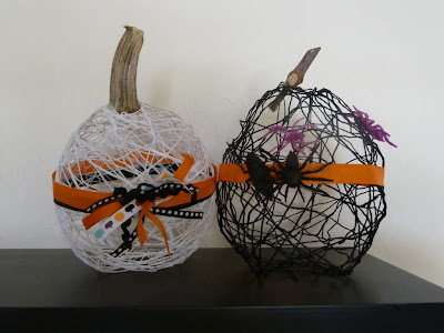 Decorazione di halloween da riciclo creativo filati