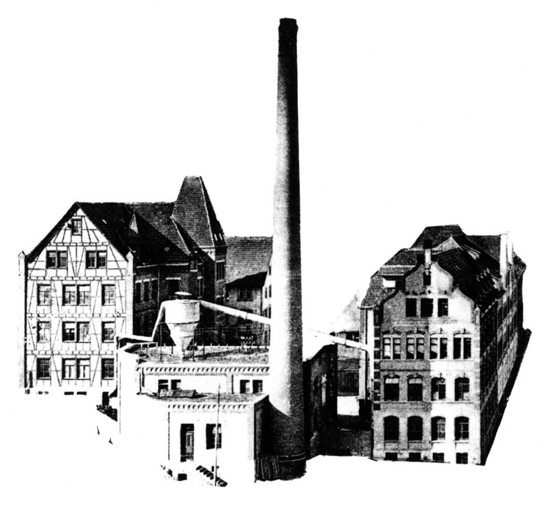 dessin de l'usine honher