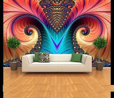 Modern 3d wallpaper murals and designs for living room