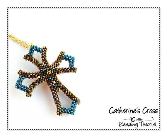 8 Awesome Beaded Cross Pendants Tutorials / The Beading Gem