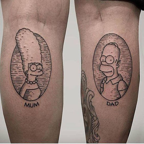 Tatuagens do Homer Simpson Tatuagens do Homer Simpson