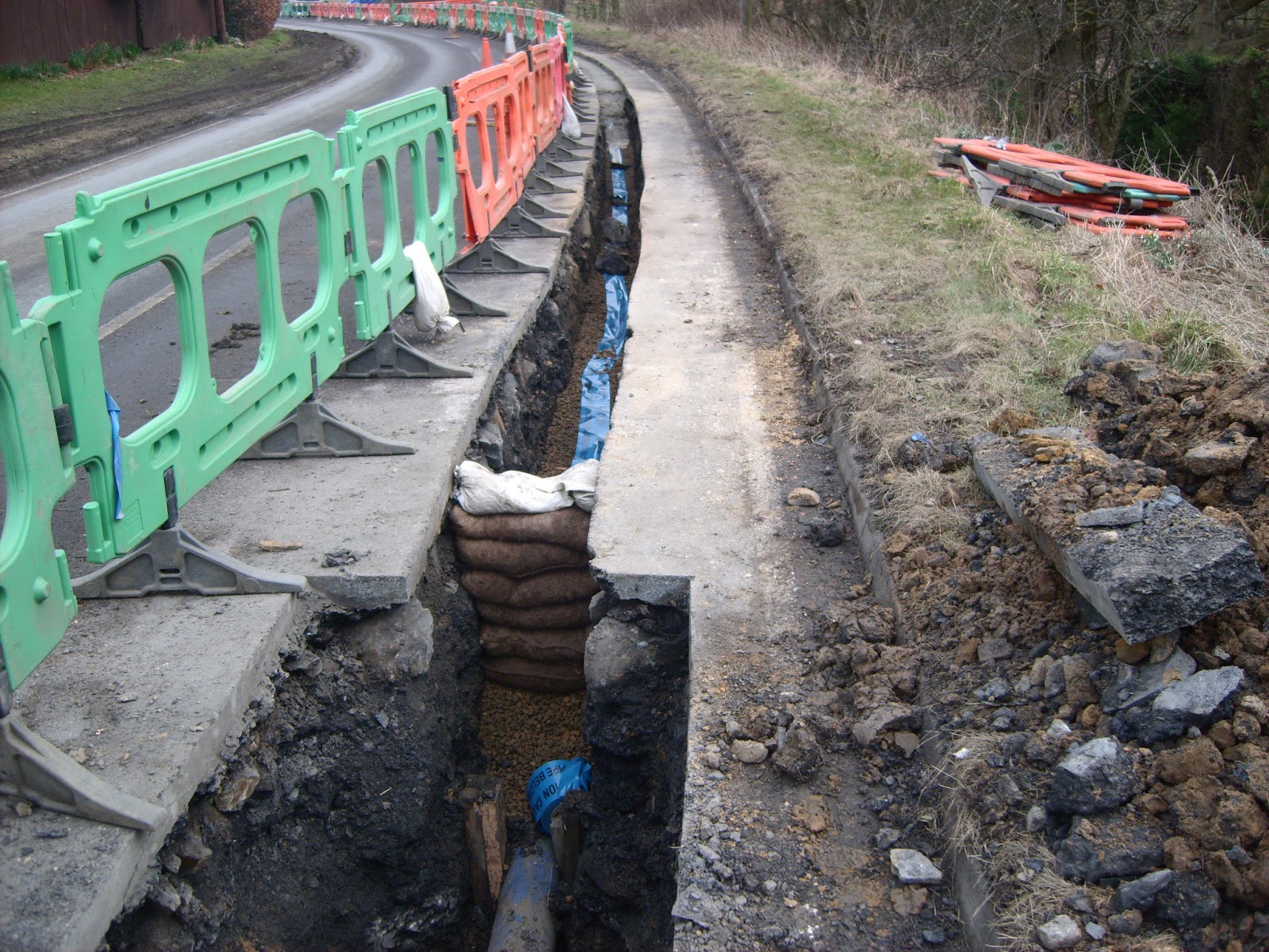 Prestwick, A Northumberland Mining Village New water main for Prestwick
