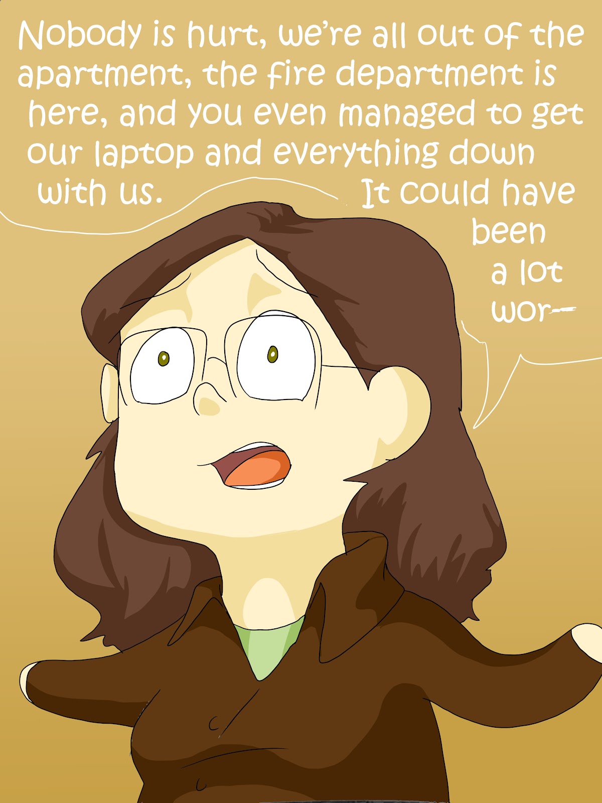 Cartoon glasses and the world seen through them The Dangers of Glade