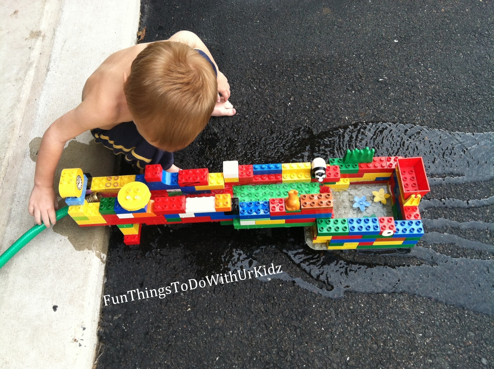 engineering with legos and water