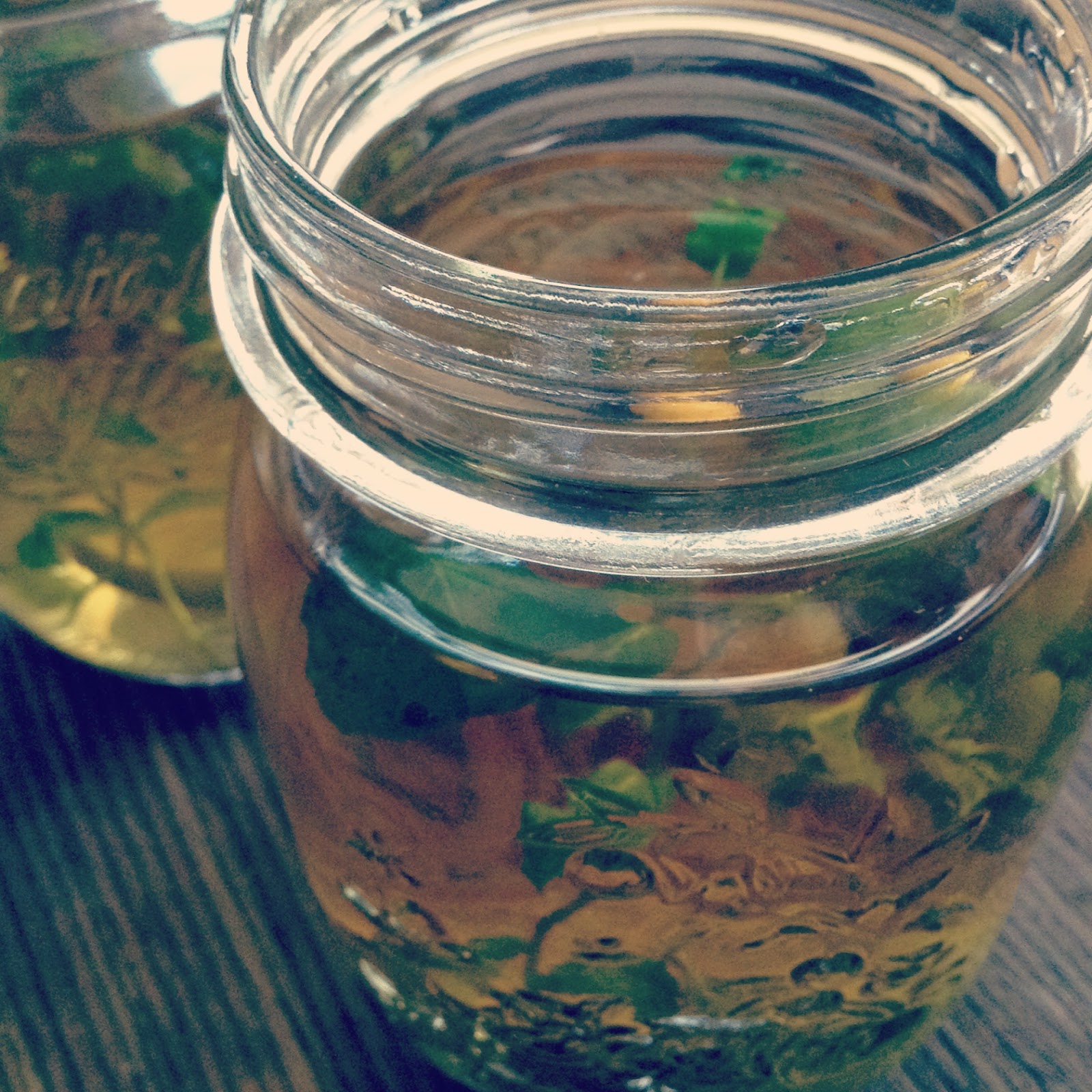 fat&fancy Do it yourself Peppermint iced tea (with vodka)