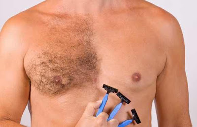 remove unwanted bodyhair by shaving 