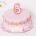 Tort cu floricele roz