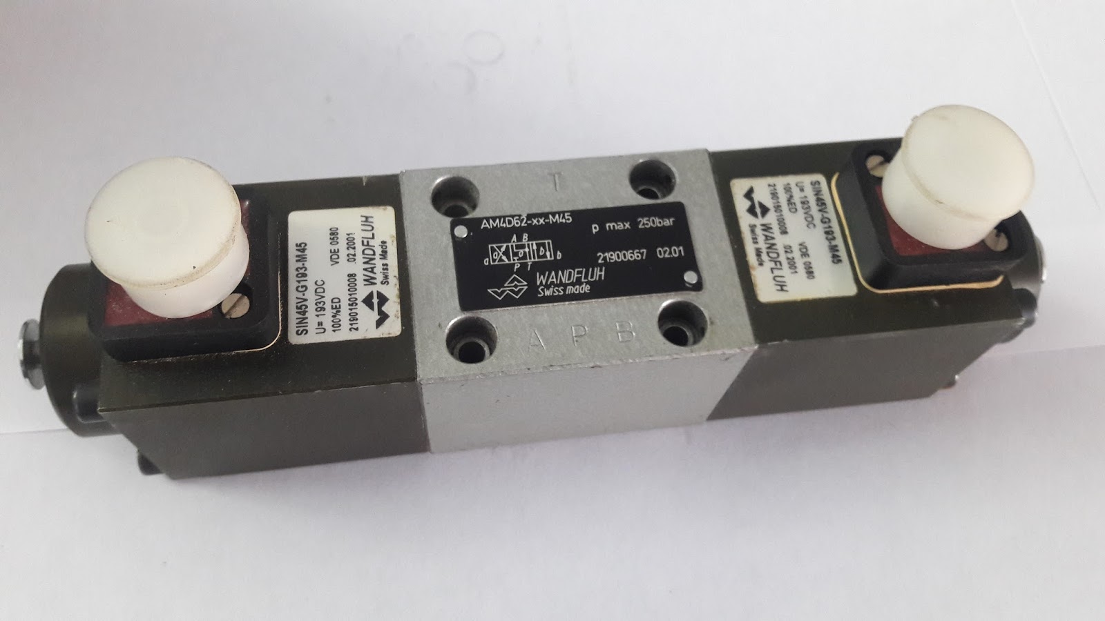 Wandfluh Hydraulic Valves AM4D62xxM45 Solenoid Valves Suppliers in Ahmedabad Mumbai Delhi