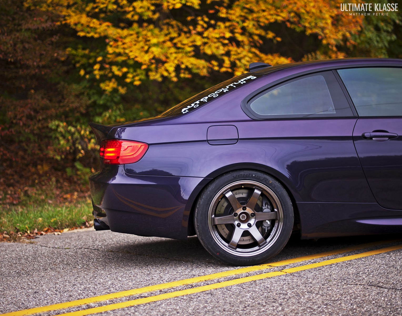 Фиолетовая BMW e92