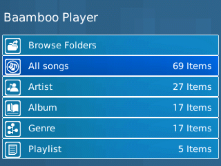 تحميل برنامج مشغل الصوتيات للبلاك بيري برابط مباشر مجانا 2013 download Baamboo Player blackberry free